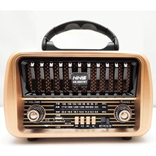 Ravéon Nostaljik Radyo Şarjlı ve Pilli ile Her An Müzik Keyfi