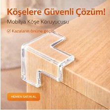 Ravéon Koruyucu ve Kilit Silikon Bebek Güvenlik Köşe Koruyucu, 8’li Masa ve Sehpa Seti