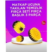 Astraltech Matkap Ucu Temizlik Fırçası Seti Banyo Fayans Zemin Için