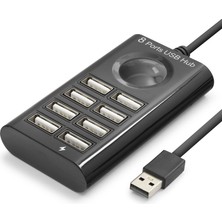 Skygo USB Hub 8 Port 480 Mbps 1 M Siyah HDX7052