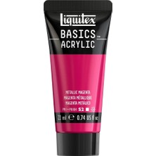 Liquitex : Basics : Akrilik Boya : 22 ml : Metalik Magenta