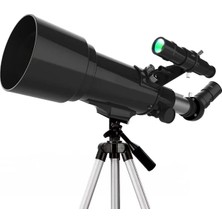 Azrlya 400X70MM Açıklıklı Refrakter Teleskoplar (15X-150X), Telefon Adaptörlü Reflex ( Lisinya )