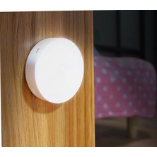 Astraltech Amber LED Hareket Sensörlü Ledli Gece Lambası Edilebilir, Taşınabilir 4000K Günışığı (2 Adet)
