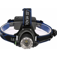 Astraltech Cata Poyraz Şarjlı LED Kafa Feneri Ayarlanabilir Zoom Özellikli 3 Modlu Beyaz Işık Outdoor Kafa Lam