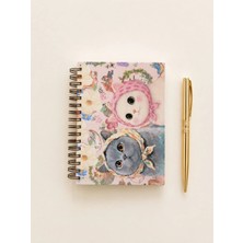 Giala Paperwork Gıala Celestial A5 Spiralli Sert Kapak Çizgisiz Defter 100 Yaprak 90 gr Ivory