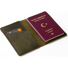 Mimas Design Hakiki Deri Pasaport Kılıfı