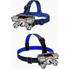 Astraltech El Feneri Süper Kafa Lambası 4 Modlu 5 LED Kafa Feneri