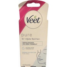 Astraltech Veet Pure Hipoalerjenik Yüz Için Parfümsüz Sir Ağda Bandı (1 x 20 Adet)