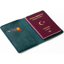 Mimas Design Hakiki Deri Pasaport Kılıfı