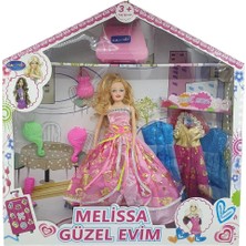 Azrlya Bebek Yedek Elbiseli ve Aksesuarlı - 1115-21 - Açık Pembe (Lisinya)