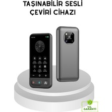 Azrlya Taşınabilir Akıllı Tercüme Cihazı – Gerçek Zamanlı Ses ve Metin Çevirisi - Lisinya