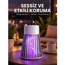 Kamp ve Bahçe Için Şarjlı Böcek Kovucu Lamba Midastech