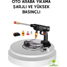Azrlya Taşınabilir Akülü Araba Yıkama Makinesi 1.7 Mpa Basınçlı ve Ergonomik Tasarımlı - Lisinya