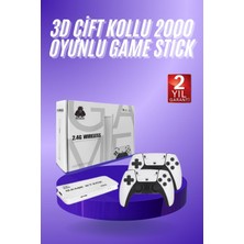 Azrlya 3D 4K Hd 2.4g Game Stick 4K Ultra Hd Oyun Konsolu Çift Kollu - Lisinya