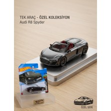 Azrlya Hot Wheels Tekli Arabalar 2019 Audi R8 Spyder Metal Gövde ile Gerçekçi