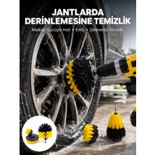 Derinlemesine Temizlik Için Dayanıklı Kıllı Matkap Fırçası Başlığı Midastech