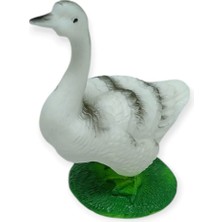 Azrlya Hayvan Figürleri - Çiftlik Hayvanları 8 cm - Kuğu (Lisinya)