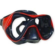 Azrlya Star Diving Dalış Maskesi Yetişkin - 51705-KIRMIZI (Lisinya)