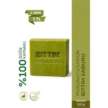 Şifakür Bitkisel Sağlık Ürünleri Bıttım Sabunu Menengiç Yağlı Saç & Cilt Bakımı Kepek & Dökülme Karşıtı 120g