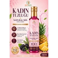 Şifakür Bitkisel Sağlık Ürünleri ŞİFAKÜR Kadın Tuzluğu Şurubu Natural Mix 250 ml Karadut Ananas Aromalı Bromelain Berberin Safran Prebiyotik