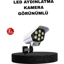 Astraltech Güneş Enerjili Güvenlik Işığı Dış Mekan 5 Eksen Ayarlı ve Pir Hareket Sensörlü