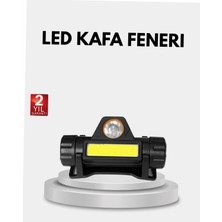 Astraltech Profesyonel Şarjlı LED Kafa Lambası – Uzun Mesafe + Ortam Aydınlatması