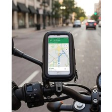 Astraltech Su Geçirmez Motosiklet Bisiklet 360 Derece Döner Gidon Telefon Standı