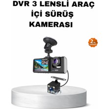 Astraltech Üç Kameralı Kayıt Sistemi Full Gece Görüşlü ve G-Sensör Destekli