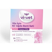 Astraltech Vi-Vet Sir Ağda Bandı (Yüz Için) Pudralı (Yeni), 24 Adet