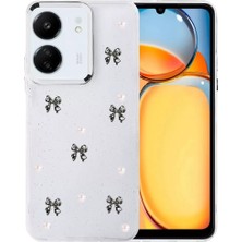 Aesco Xiaomi Redmi 13C Fiyonk Desenli Kapak - Desen 8