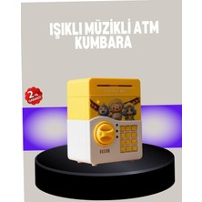 Astraltech Sarı Şifreli Eğitici Çocuk Kumbarası Otomatik Para Girişli