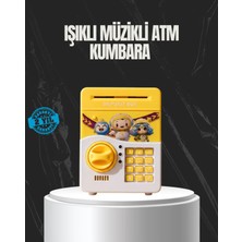 Astraltech Sarı Renk Otomatik Para Çeken Şifreli Çocuk Kumbarası