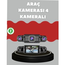 Astraltech 4 Kameralı Araç Kayıt Cihazı Full Park Izleme Gece Görüş