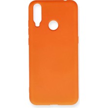 Aesco General Mobile Gm 10 Kılıf Nano Içi Kadife Silikon - Turuncu