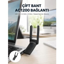 Nemere İthalat USB Wifi Adaptör – 1200 Mbps Hız Nemere Ithalat
