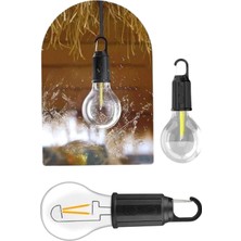 Astraltech Taşınabilir Şarjlı LED Ampul Askılı Lamba Kamp Bahçe Lambası