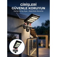 Eco Lounge Akıllı Solar Güvenlik Kamerası 3 Lens Hareket Takip Özellikli Dış Ortam Kamera