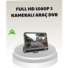 Astraltech Araç Dvr Kamerası 3’lü 170° Geniş Açılı Full ve Park Destekli