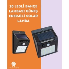Astraltech Solar LED Lamba | Bahçe, Veranda, Merdiven Işığı, Otomatik Aç-Kapa Sensörlü