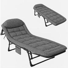Aesco SN-26975 TAŞINABILIR Ayarlanabilir 5 Kademe Sünger Kamp Yatak Şezlong (Kazayağı)