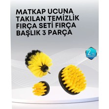 Astraltech 3’lü Matkap Ucu Temizlik Fırçası Seti Çok Amaçlı