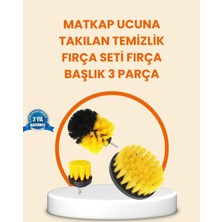 Astraltech Matkap Ucu Fırça Seti Halı Fayans Zemin Temizliği