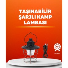 Astraltech 4 Fonksiyonlu Dekoratif Kamp Lambası – Tungsten Ampul, USB Çıkışlı