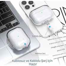 Aesco Airpods Pro 3. Nesil Ile Uyumlu Şeffaf Cyrstal Clear Ultra Berrak Kılıf ( Kulaklık Değildir )