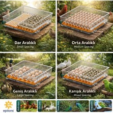 Eco Lounge EP100 Kuluçka Makinesi Yeni Nesil Suluk Üstten Havalandırma Sistemli Tavuk Kaz Hindi ve Kuş Türleri Için