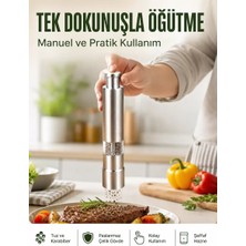 Nemere İthalat Orta Boy Kararbiber ve Tuz Öğütücü – Kolay Kullanım, Şık Tasarım Yeni Nesil Nemere Ithal