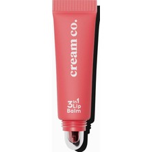Astraltech Cream Co. Nemlendirici Parlatıcı 3ın1 Lip Balm, Dudak Bakım, Cupcake Rose Gülkurusu, Hyaluronik Asi