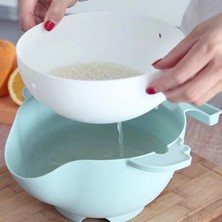 Eco Lounge Çok Fonksiyonlu Salata Aparatı - Süzgeçli Doğrayıcı Kase