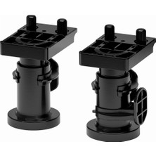 Ikea Metod Ayak, Siyah, 8 Cm, 2 Adet
