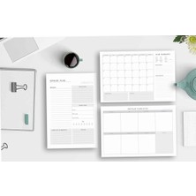 Astraltech Fark Tanıtım 3'lü Masaüstü Planlayıcı Set (Günlük, Haftalık, Aylık Planlayıcı)
